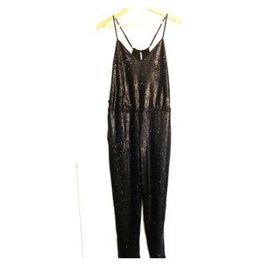 Free People Sequin Jumpsuit